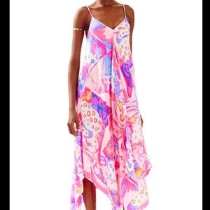 ISO Lilly Pulitzer Rylan Silk Maxi Dress
